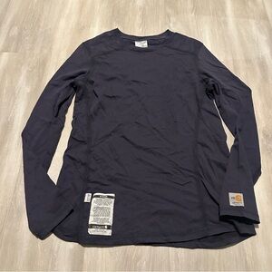 Carhartt Purple Long Sleeve Tee Shirt Top Sz S